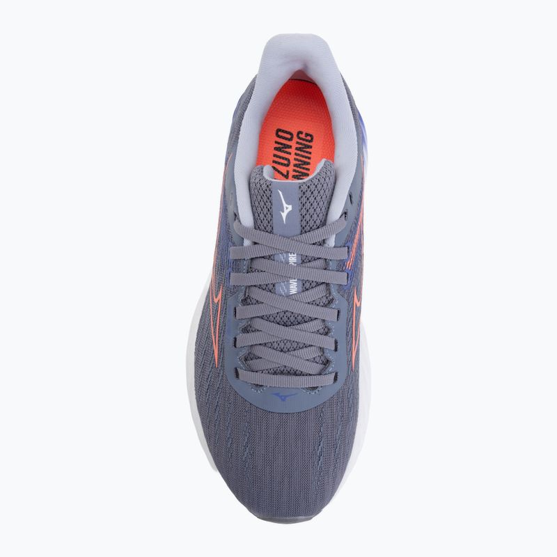 Damen-Laufschuhe Mizuno Wave Inspire 21 blue granite/striking coral/irisbloom 5