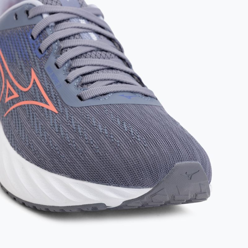 Damen-Laufschuhe Mizuno Wave Inspire 21 blue granite/striking coral/irisbloom 7