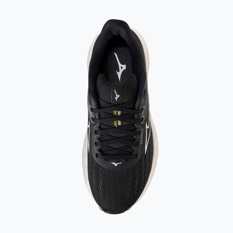 Damen Laufschuhe Mizuno Wave Inspire 21 schwarz/weiß/vibrant gelb 7