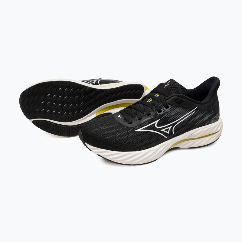 Damen Laufschuhe Mizuno Wave Inspire 21 schwarz/weiß/vibrant gelb 9