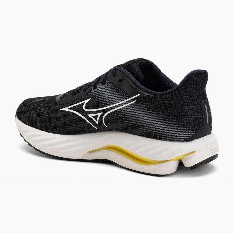 Damen Laufschuhe Mizuno Wave Inspire 21 schwarz/weiß/vibrant gelb 3