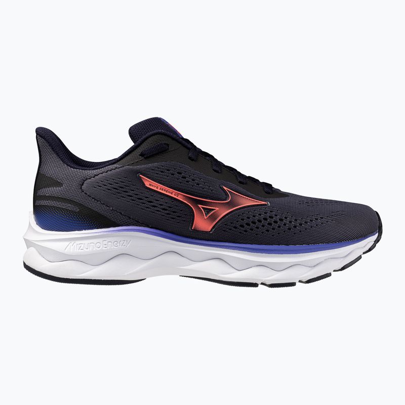 Laufschuhe Damen Mizuno Wave Serene 2 baritone blue/striking coral/irisbloom 8