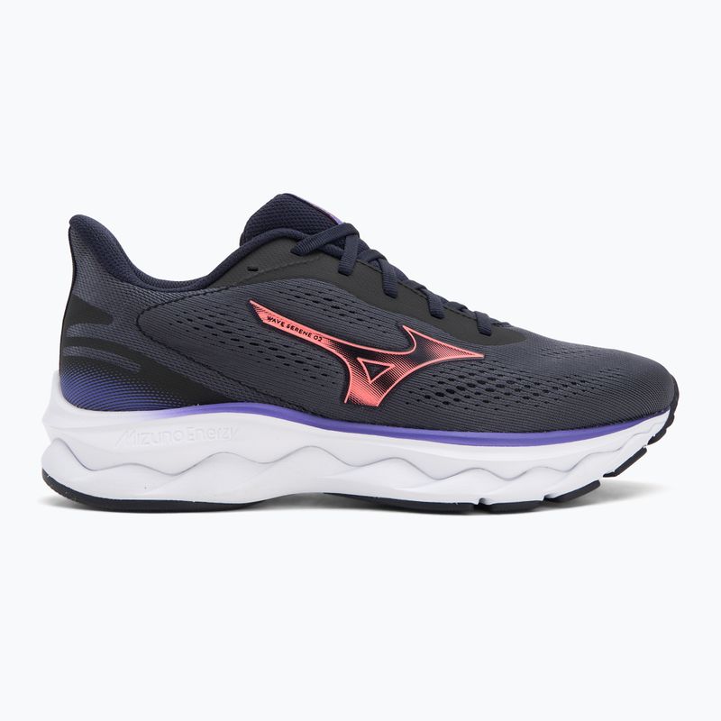 Laufschuhe Damen Mizuno Wave Serene 2 baritone blue/striking coral/irisbloom 2