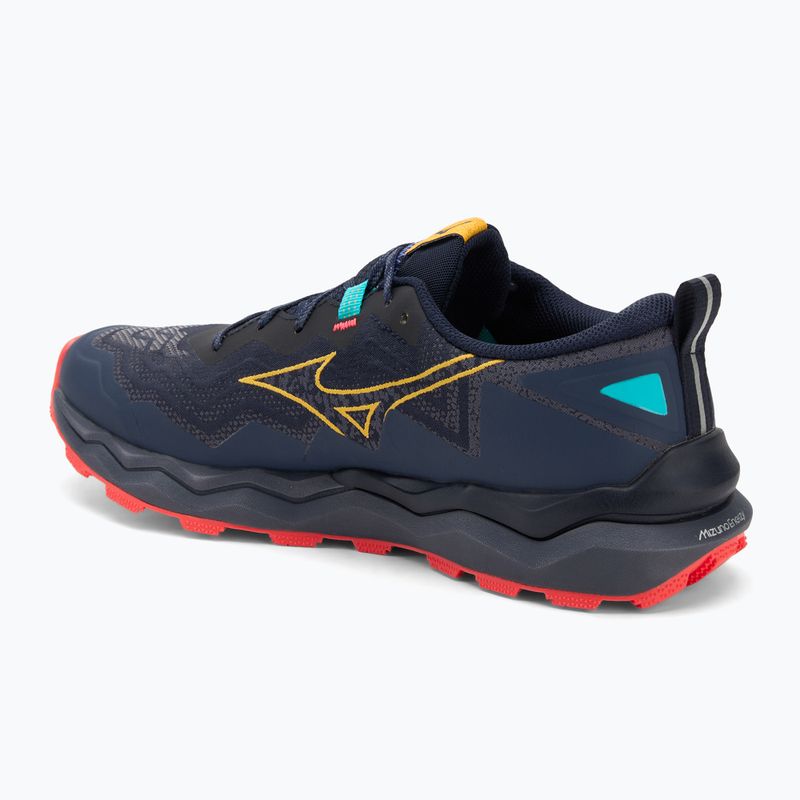 Herren Laufschuhe Mizuno Wave Daichi 9 baritone blau/zitrus/feurige Koralle 2 3