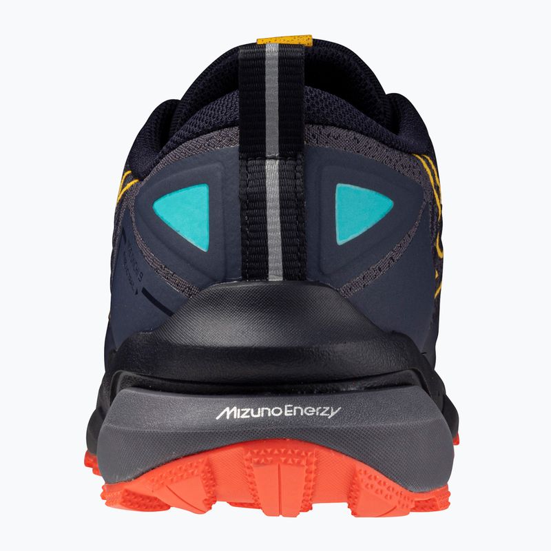 Herren Laufschuhe Mizuno Wave Daichi 9 baritone blau/zitrus/feurige Koralle 2 3
