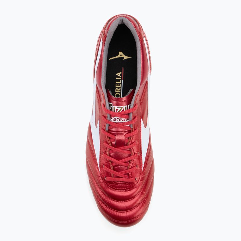 Mizuno Morelia II Japan Md rot/weiß/schwarz Herren Fußballschuhe 5