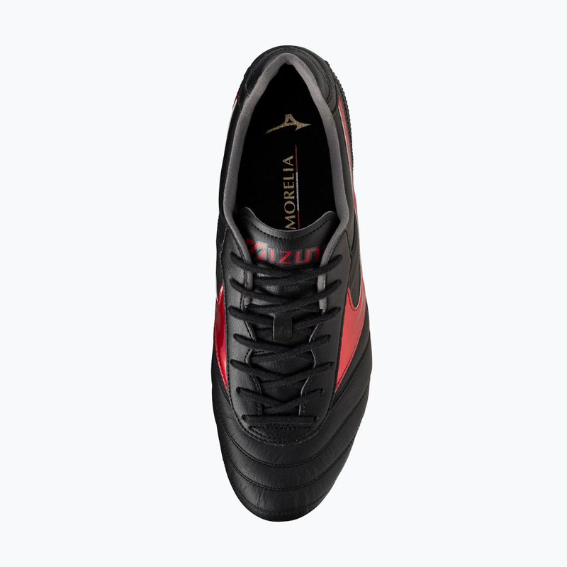 Herren Mizuno Morelia II Elite FG Fußballschuhe schwarz/morelia 40. rot/schwarz sand 12