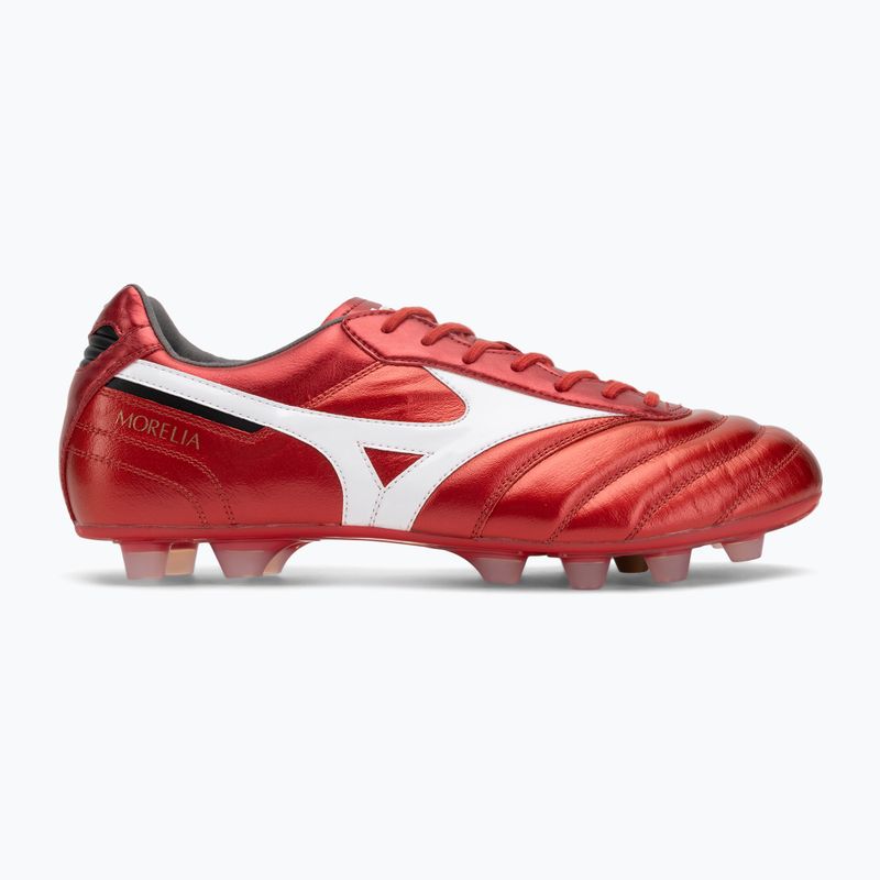 Mizuno Morelia II Elite FG Herren Fußballschuhe 40. rot/weiß/schwarz 2