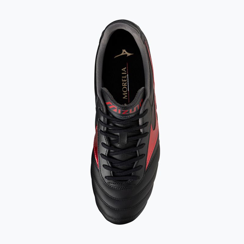 Herren Mizuno Morelia II Pro FG Fußballschuhe schwarz/morelia 40. rot/schwarz sand 5