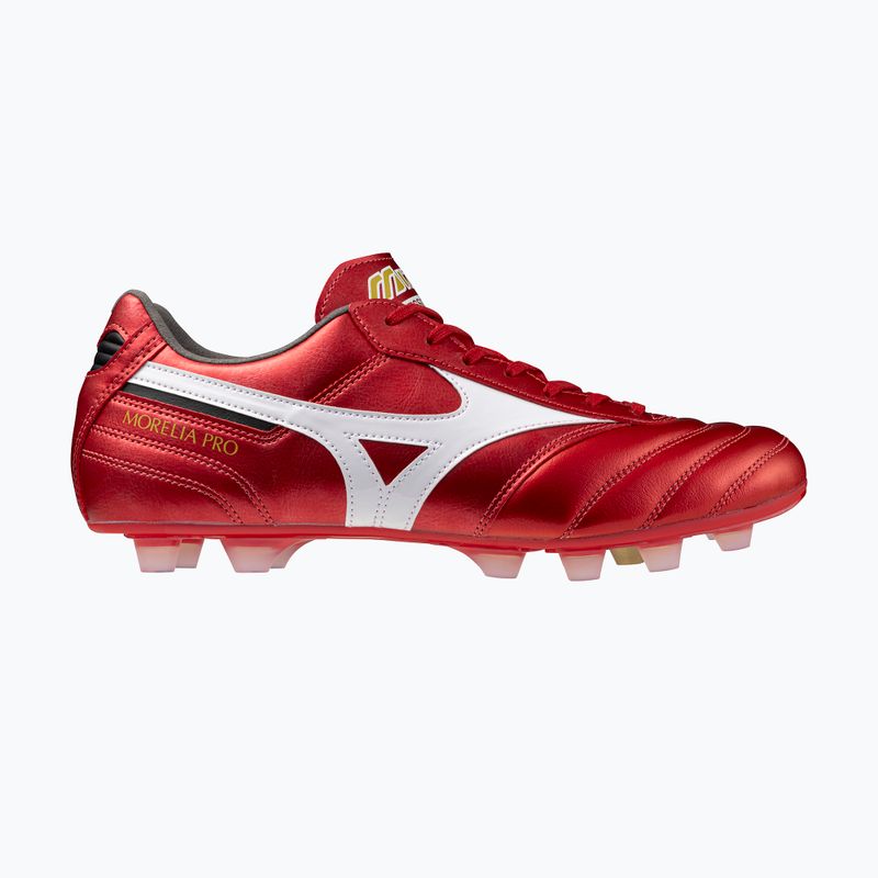 Mizuno Morelia II Pro FG Herren Fußballschuhe 40. rot/weiß/schwarz