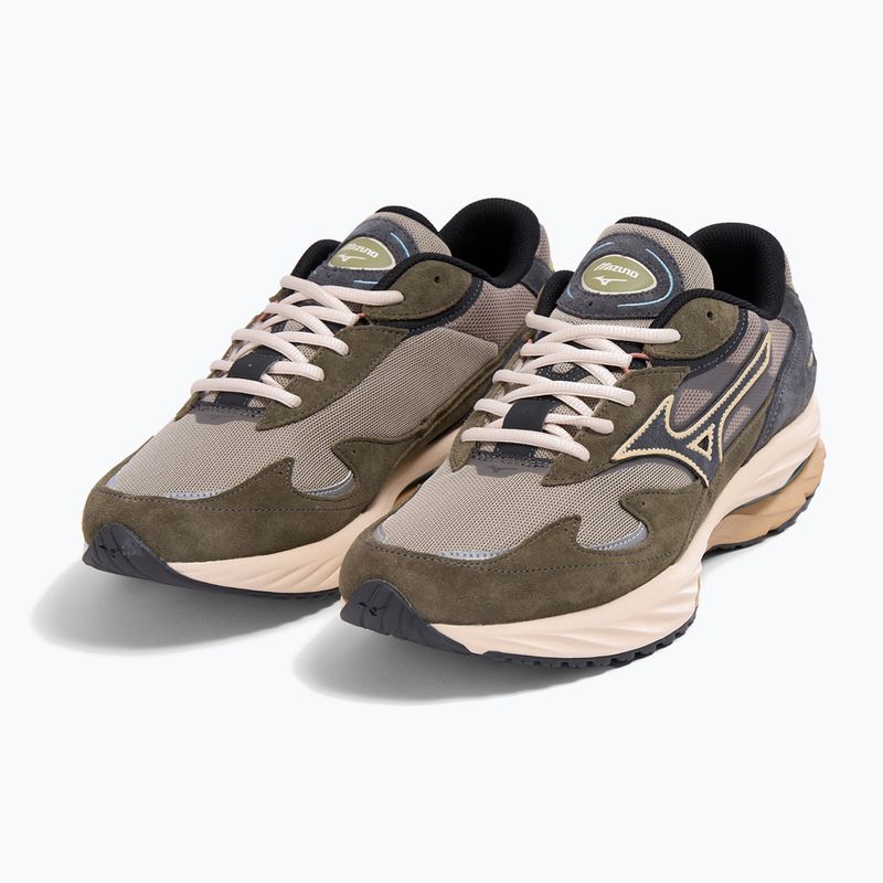 Herren Schuhe Mizuno Wave Rider β vintage khaki/black sand/grape leaf 2