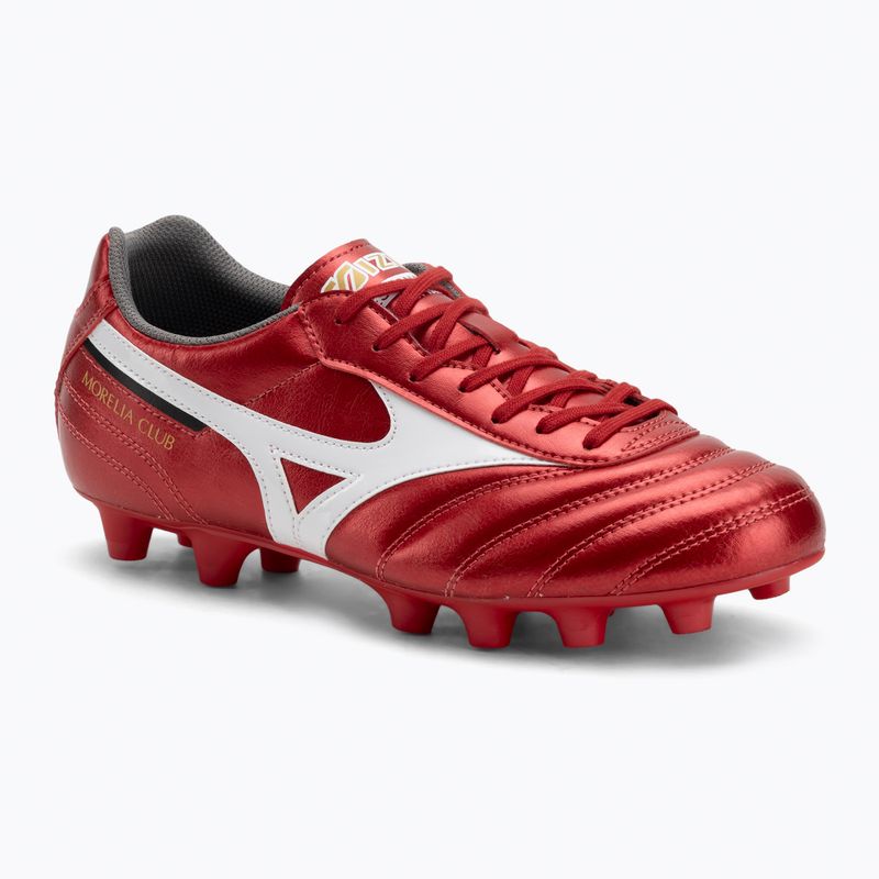 Mizuno Morelia II Club FG Fußballschuhe 40. rot/weiß/schwarz