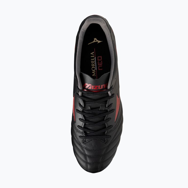 Herren Mizuno Morelia Neo IV Pro MD Fußballschuhe schwarz/morelia 40. rot/schwarz 12