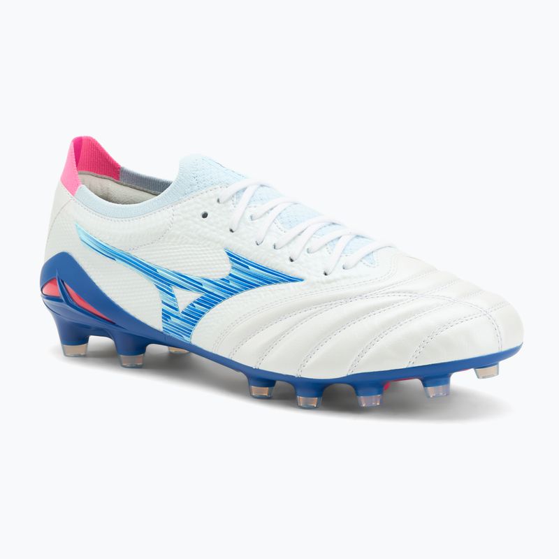 Herren Fußballschuhe Mizuno Morelia Neo IV β Japan Fg white/tanager turquoise/pink tetra