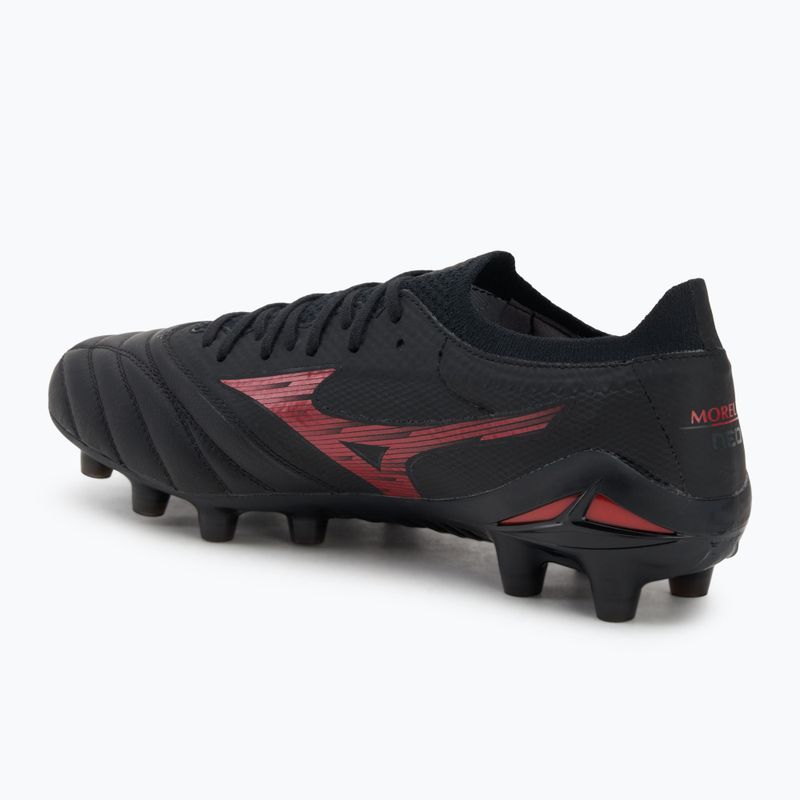 Mizuno Morelia Neo IV Β Elite MD schwarz/morelia 40. rot/schwarz Herren Fußballschuhe 3