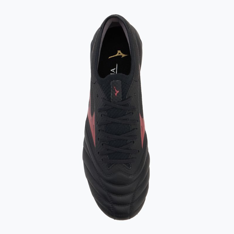 Mizuno Morelia Neo IV Β Elite MD schwarz/morelia 40. rot/schwarz Herren Fußballschuhe 5