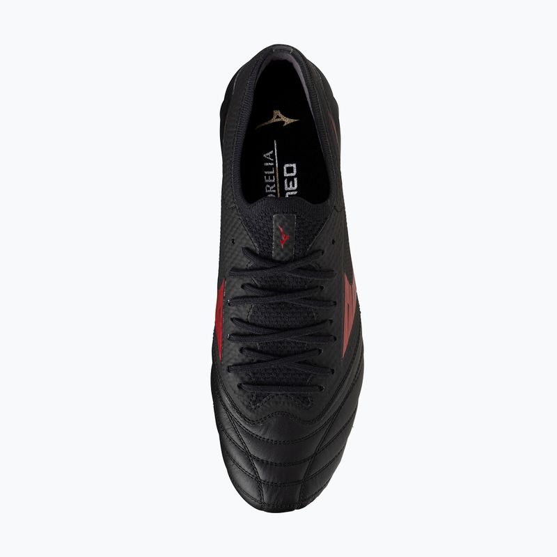 Mizuno Morelia Neo IV Β Elite MD schwarz/morelia 40. rot/schwarz Herren Fußballschuhe 12