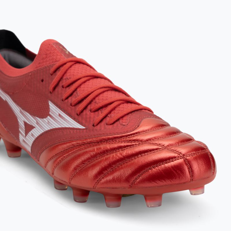 Mizuno Morelia Neo IV Β Elite MD Herren Fußballschuhe 40. rot/weiß/schwarz 7