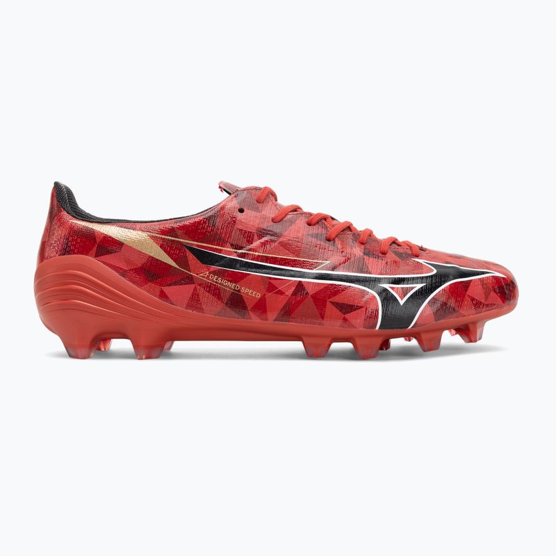Mizuno Herren Fußballschuhe α II Elite Md morelia 40. rot/schwarz/gold 2