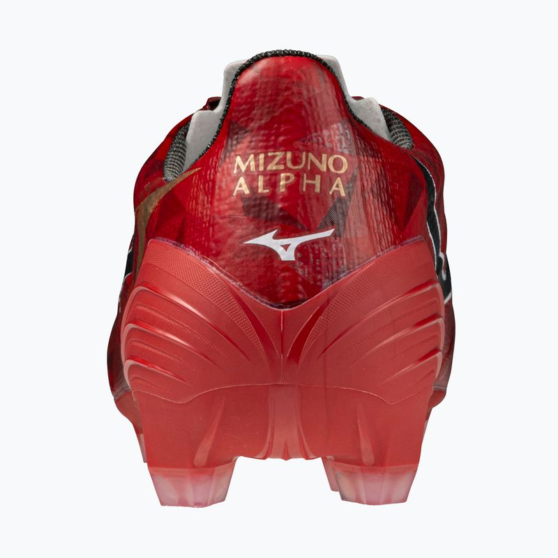 Herren Fußballschuhe Mizuno α II Pro Md morelia 40. rot/schwarz/gold 3