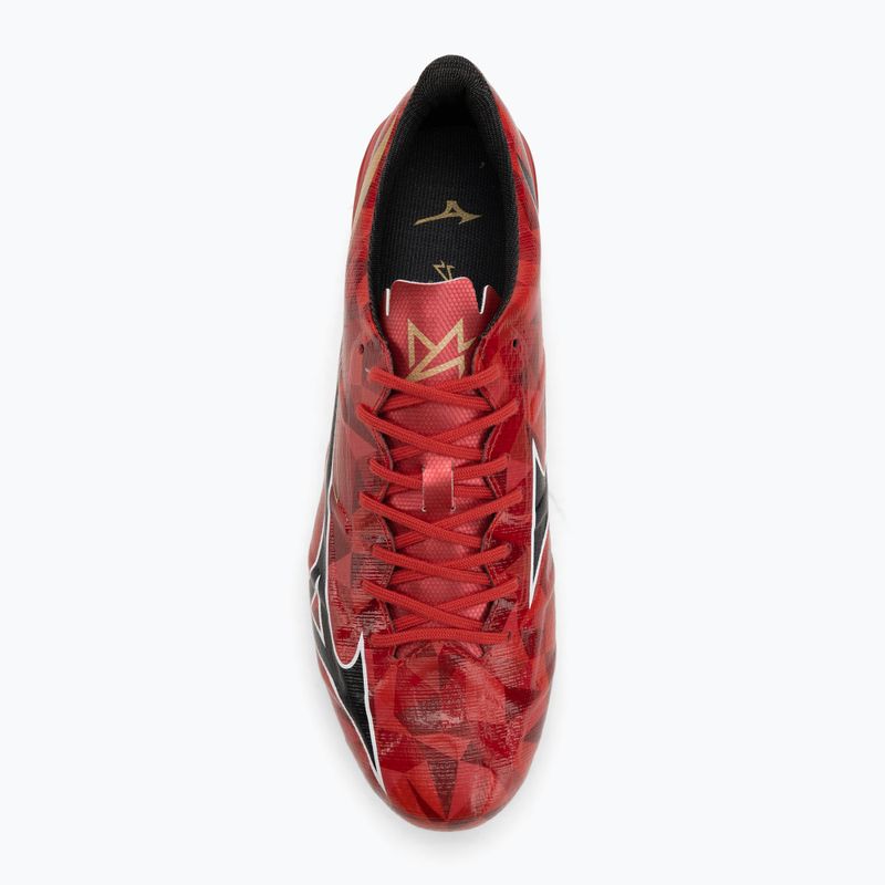 Herren Fußballschuhe Mizuno α II Pro Md morelia 40. rot/schwarz/gold 5
