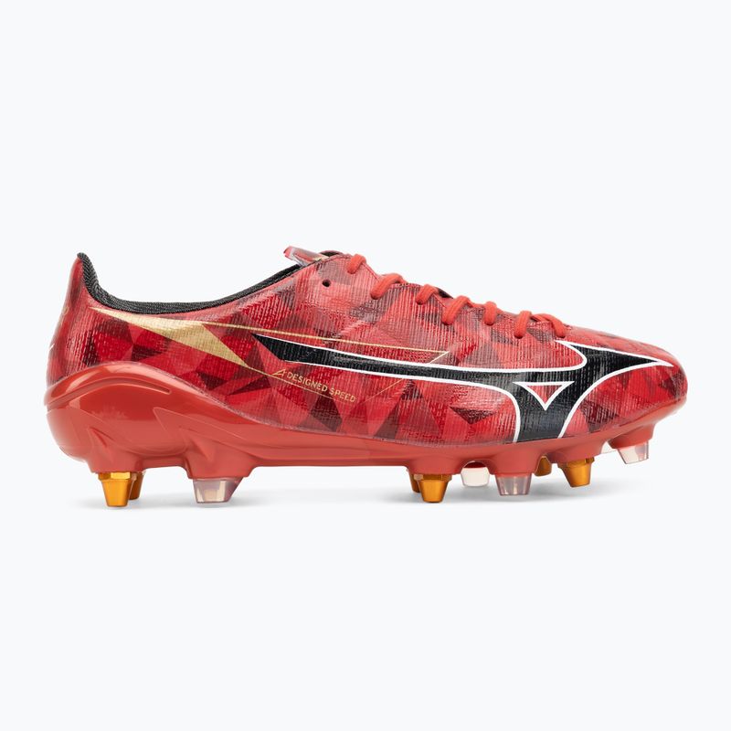 Herren Fußballschuhe Mizuno α II Japan Mix apricot 40. rot/schwarz/gold 2