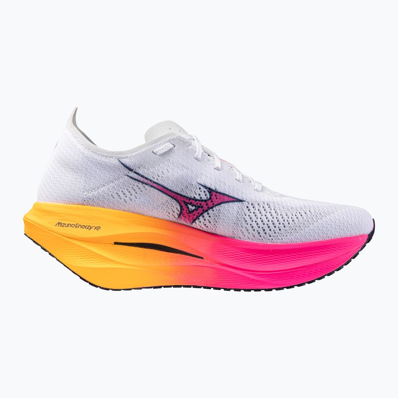 Mizuno Wave Rebellion Pro 3 Laufschuh weiß/rosa tetra/tang orange 2
