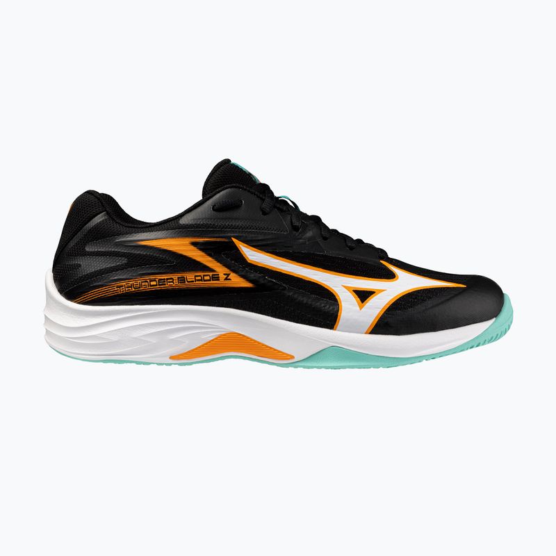 Mizuno Thunder Blade Z Volleyballschuhe schwarz/tangelo/eisgrün