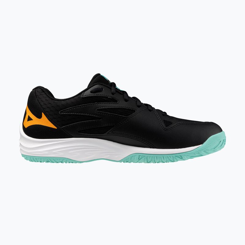 Mizuno Thunder Blade Z Volleyballschuhe schwarz/tangelo/eisgrün 2