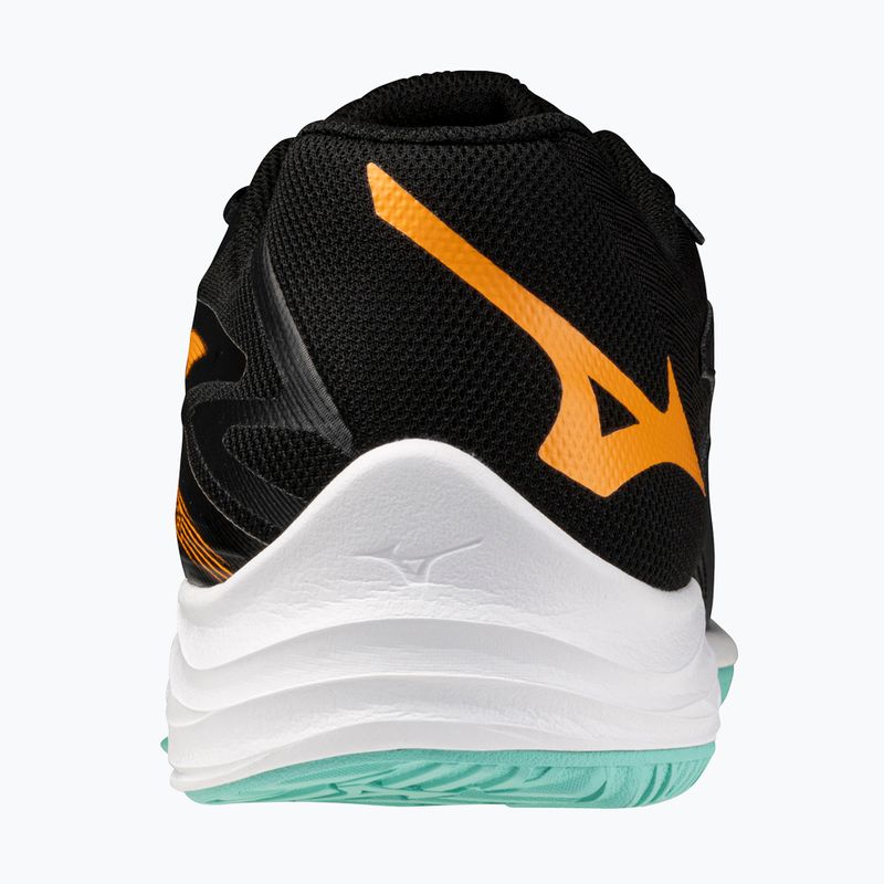 Mizuno Thunder Blade Z Volleyballschuhe schwarz/tangelo/eisgrün 3
