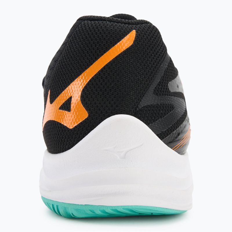 Mizuno Thunder Blade Z Volleyballschuhe schwarz/tangelo/eisgrün 6