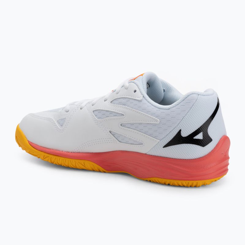 Mizuno Thunder Blade Z weiß/feurige Koralle 2/Zitrus Volleyballschuh 3