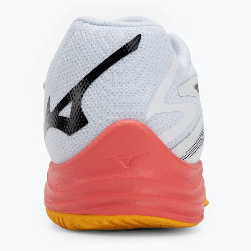 Mizuno Thunder Blade Z weiß/feurige Koralle 2/Zitrus Volleyballschuh 6