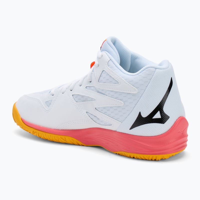 Mizuno Thunder Blade Z Mid weiß/feurige Koralle 2/Zitrus Volleyballschuh 3