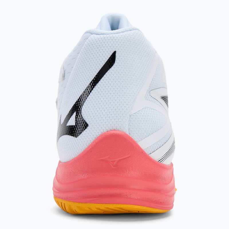 Mizuno Thunder Blade Z Mid weiß/feurige Koralle 2/Zitrus Volleyballschuh 6