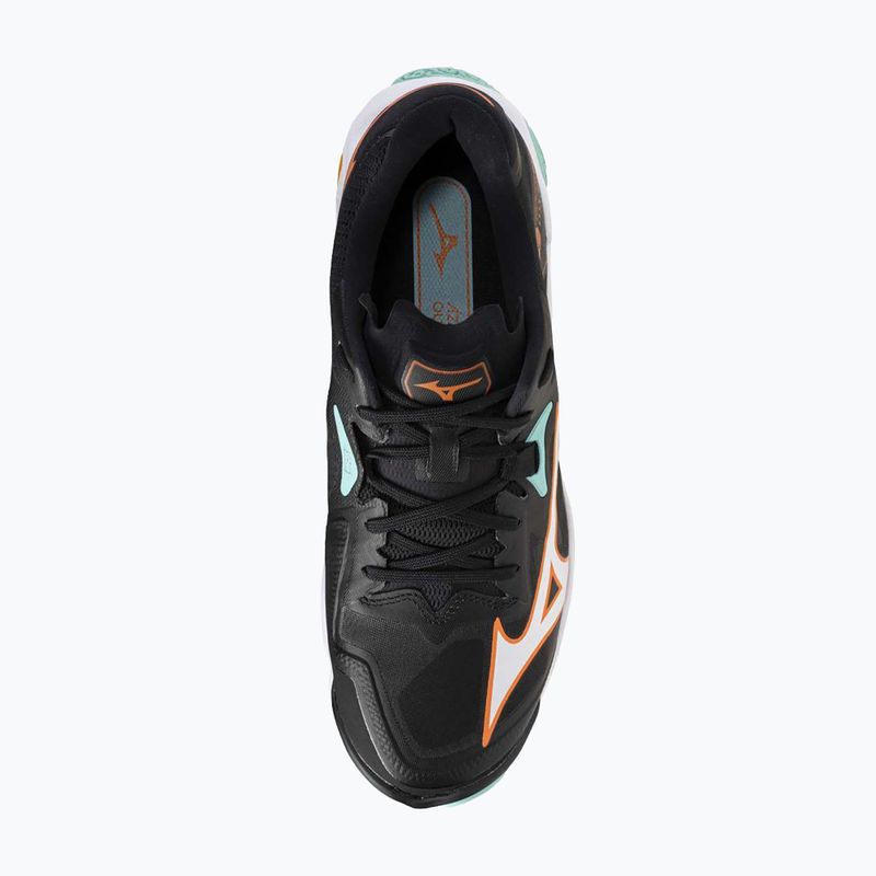 Mizuno Wave Lightning Z8 Volleyballschuhe schwarz/tangelo/eisgrün 5