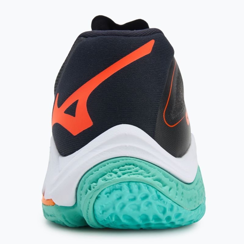 Mizuno Wave Lightning Z8 Volleyballschuhe schwarz/tangelo/eisgrün 6