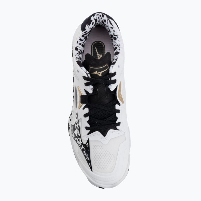Volleyballschuhe Mizuno Wave Lightning Z8 white/black/ge gold 5