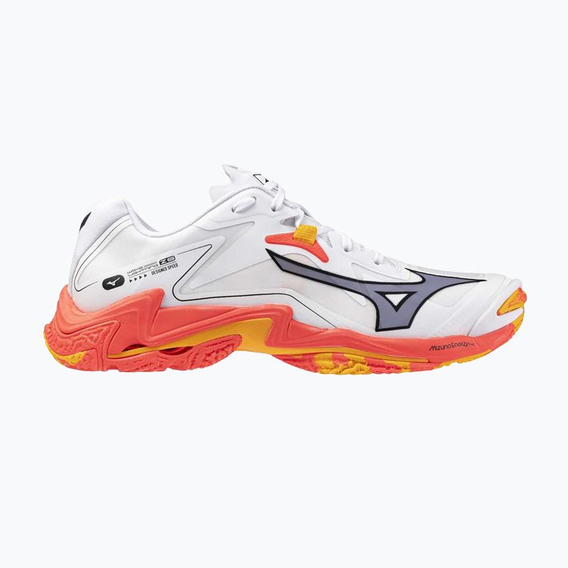 Mizuno Wave Lightning Z8 weiß/feurige Koralle 2/Zitrus Volleyballschuhe