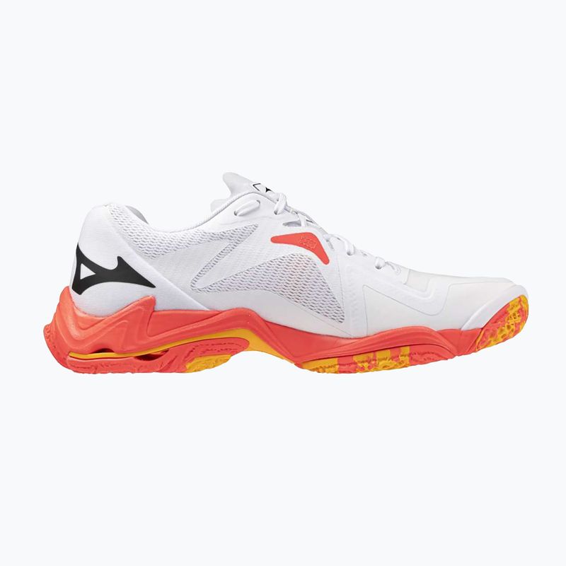 Mizuno Wave Lightning Z8 weiß/feurige Koralle 2/Zitrus Volleyballschuhe 2