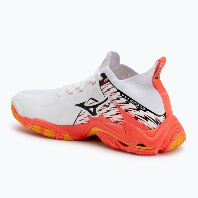 Mizuno Wave Lightning Neo 3 weiß/feurige Koralle 2/Zitrus Volleyballschuhe 3