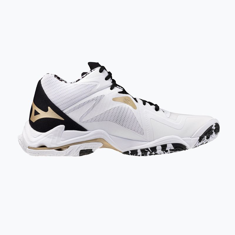 Volleyballschuhe Mizuno Wave Lightning Z8 Mid white/black/gold 2