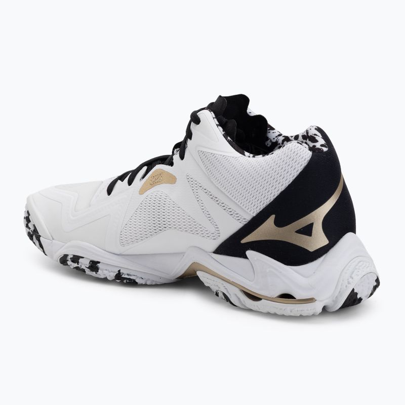 Volleyballschuhe Mizuno Wave Lightning Z8 Mid white/black/gold 3