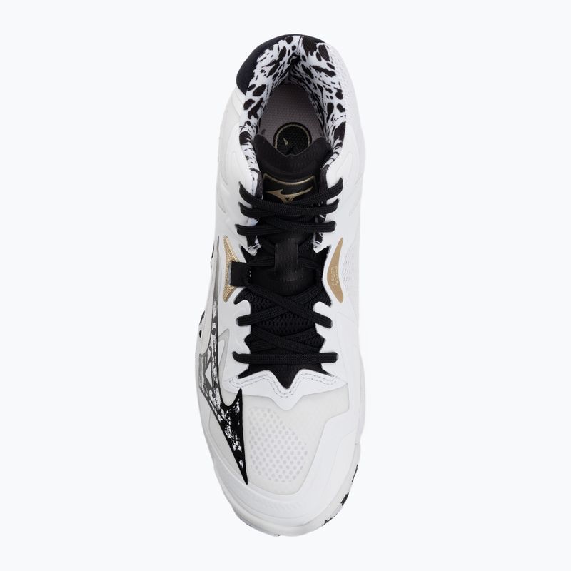 Volleyballschuhe Mizuno Wave Lightning Z8 Mid white/black/gold 5
