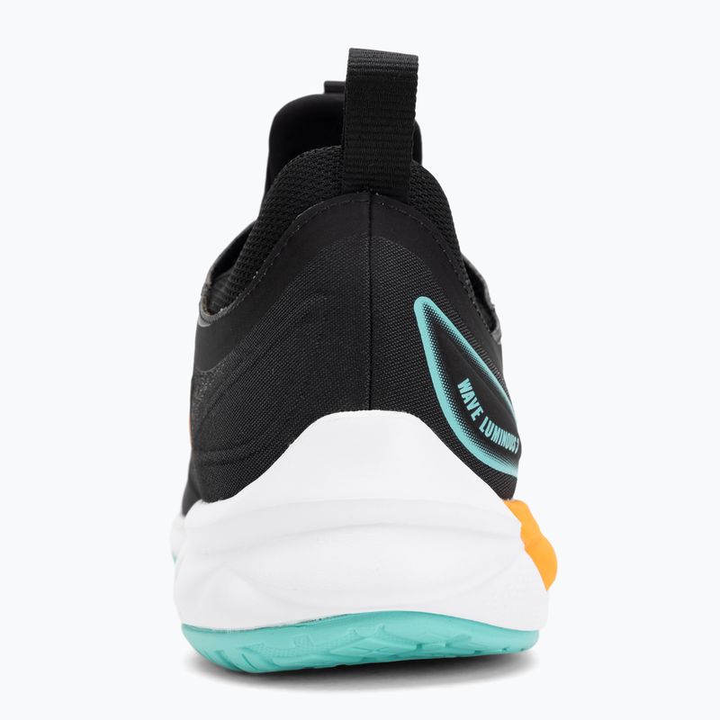 Mizuno Wave Luminous 3 Volleyballschuhe schwarz/tangelo/eisgrün 6