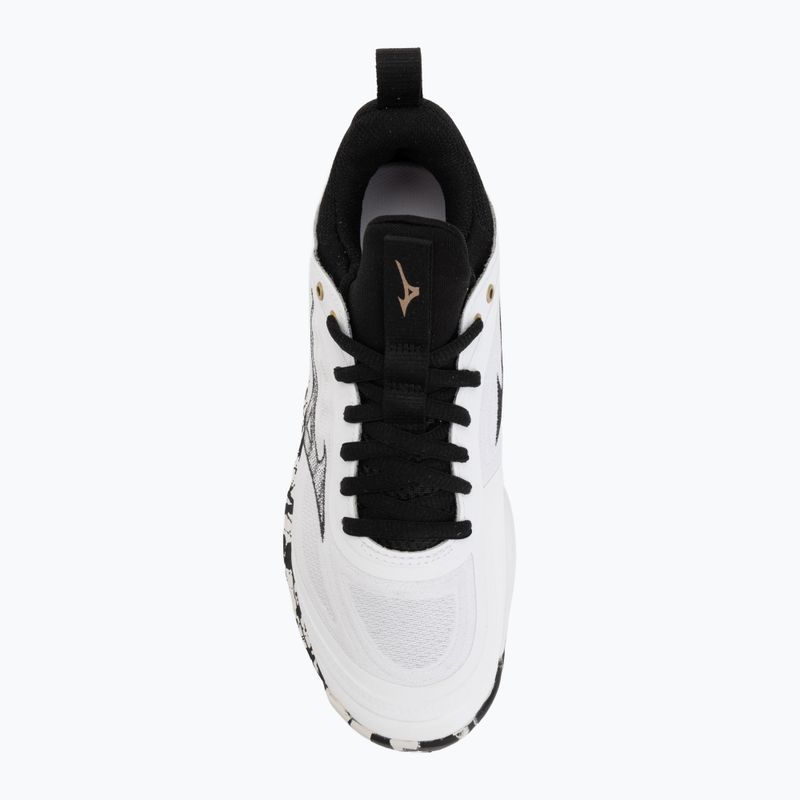 Volleyballschuhe Mizuno Wave Luminous 3 white/black/ge gold 5