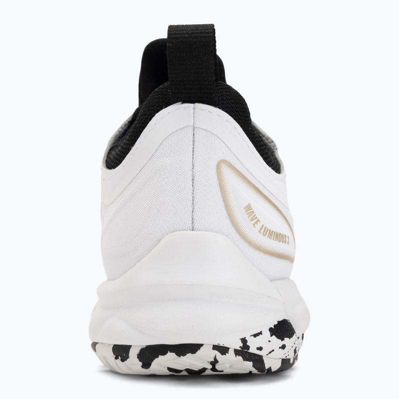 Volleyballschuhe Mizuno Wave Luminous 3 white/black/ge gold 6