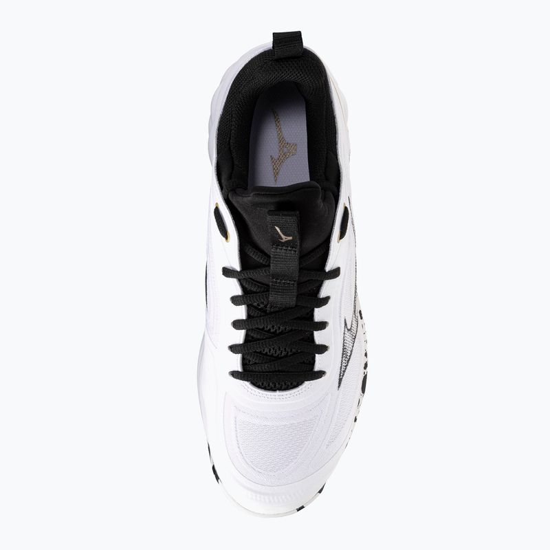 Volleyballschuhe Mizuno Wave Luminous 3 white/black/ge gold 5