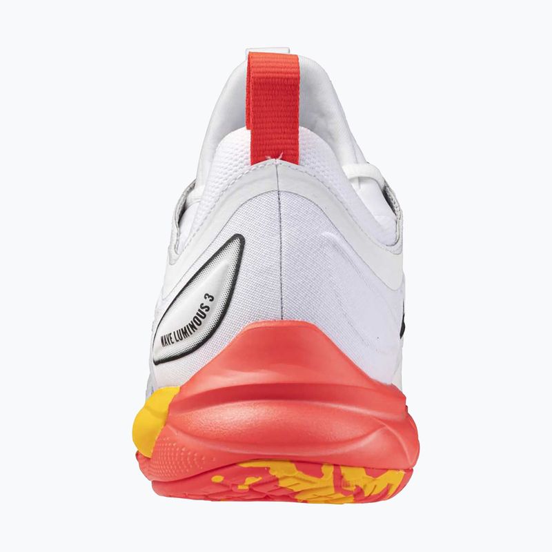 Mizuno Wave Luminous 3 weiß/feurige Koralle 2/Zitrus Volleyballschuhe 3