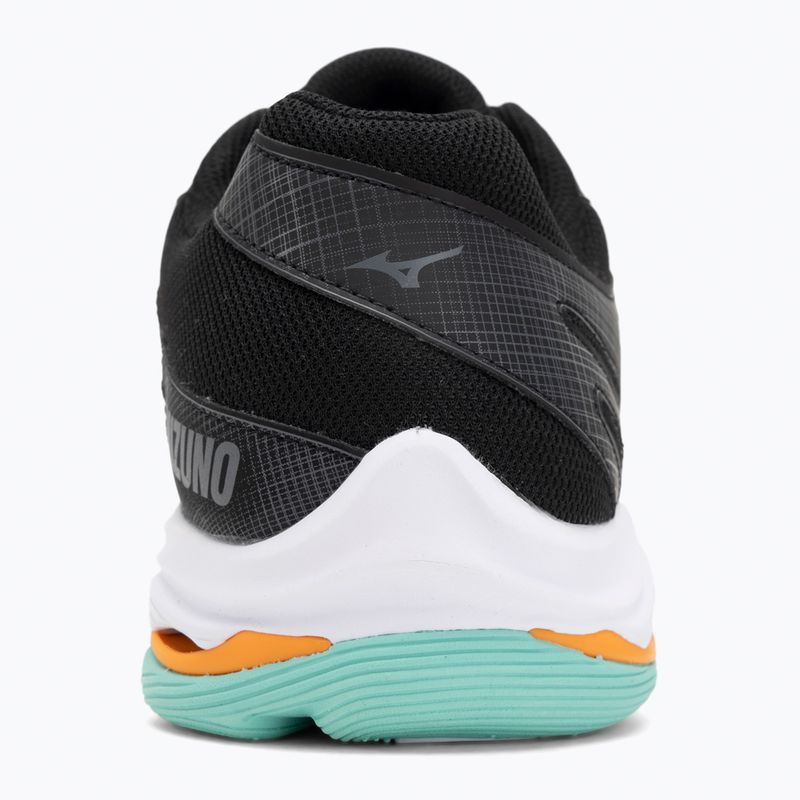 Mizuno Wave Voltage 2 Volleyballschuhe schwarz/tangelo/eisgrün 6